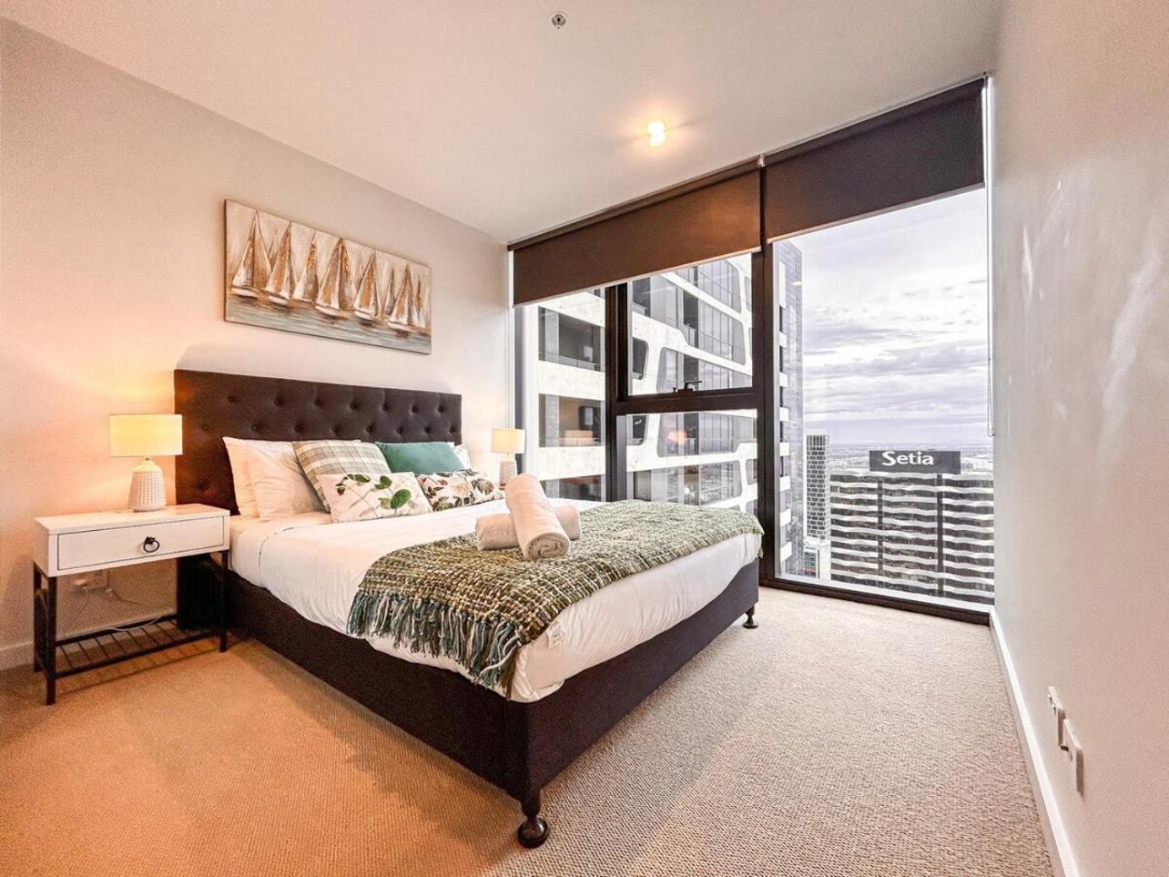 Dreamy View On High Level 2Br1Ba Apt Cbd Poolgy Melbourne Eksteriør billede