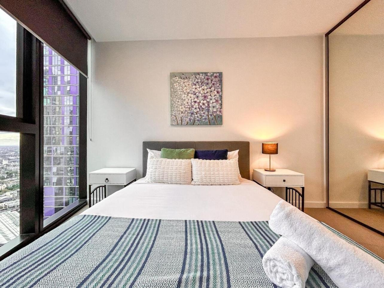 Dreamy View On High Level 2Br1Ba Apt Cbd Poolgy Melbourne Eksteriør billede